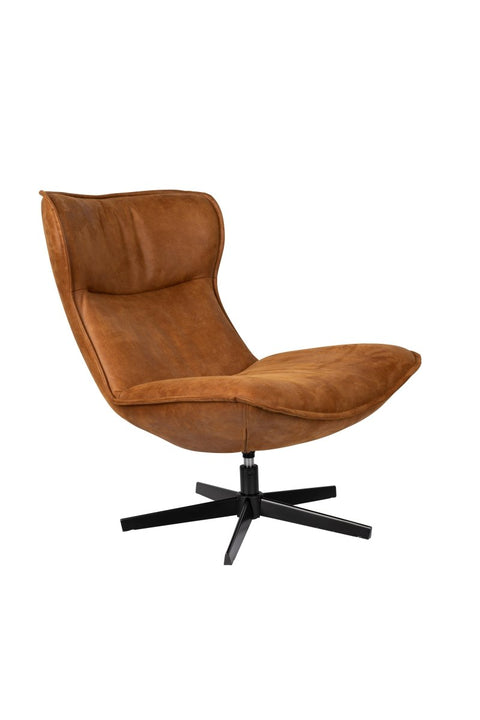 Loungefauteuil Thor Cognac Jacob Jenzens