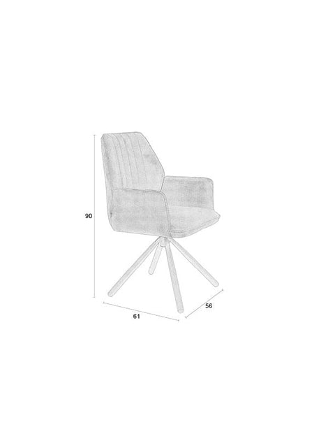 Fauteuil Lars Houtkleur Jacob Jenzens
