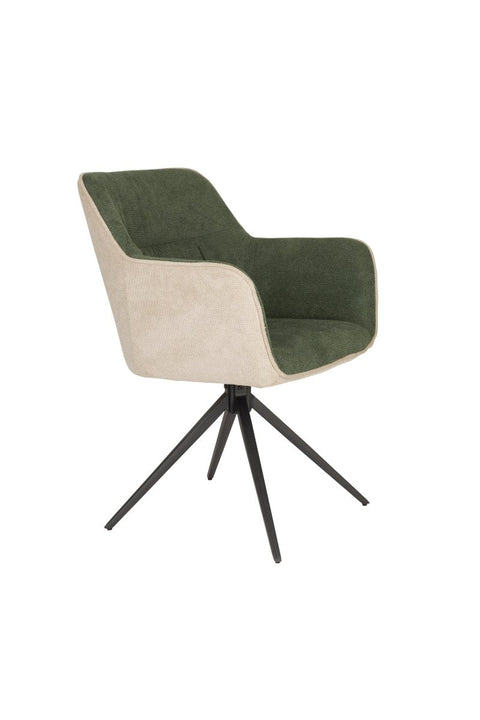 Fauteuil Sven Beige/Groen Jacob Jenzens