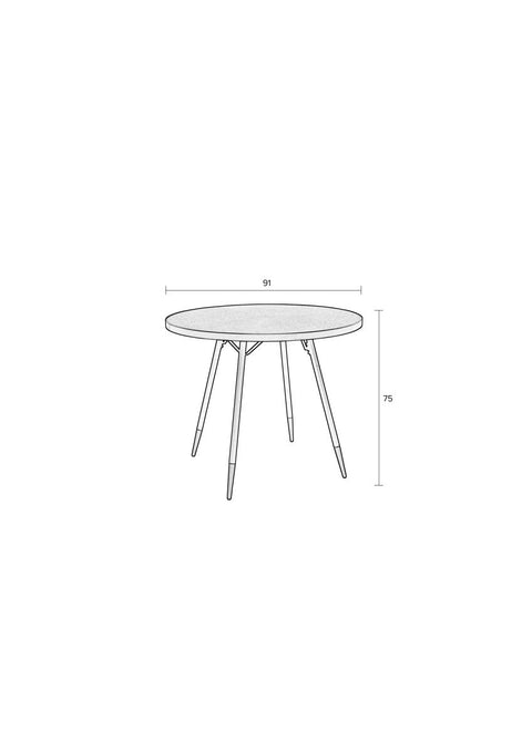 Tafel Denise Rond Jacob Jenzens