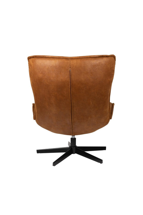 Loungefauteuil Thor Cognac Jacob Jenzens