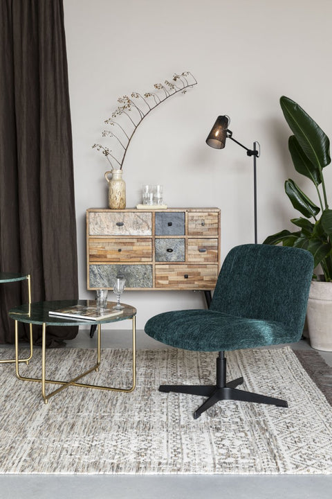 Loungefauteuil Bjorn Rib Groen Jacob Jenzens