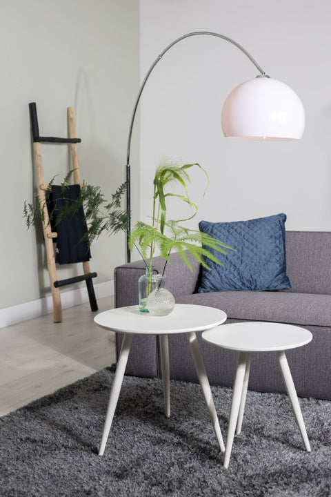 Bijzettafel Daven Wit (set van 2) Jacob Jenzens