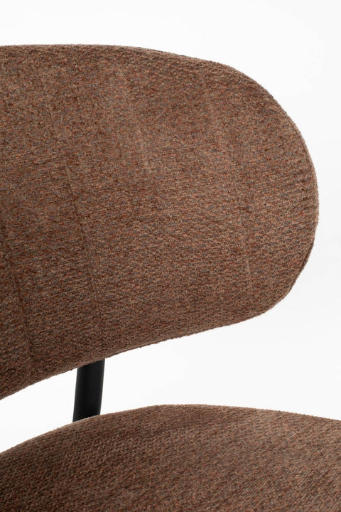 Loungefauteuil Anna Oranje Grijs Jacob Jenzens