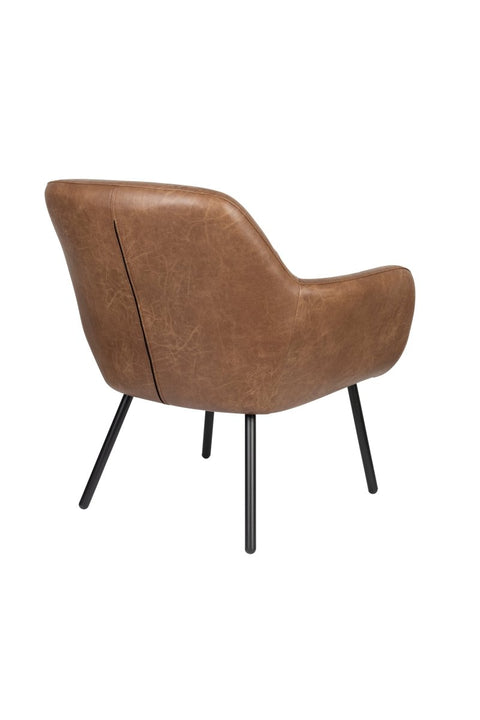 Loungefauteuil Filip Vintage Bruin Jacob Jenzens