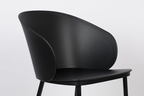 Stoel Saga Zwart Jacob Jenzens