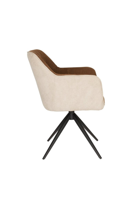Fauteuil Sven Beige/Bruin Jacob Jenzens