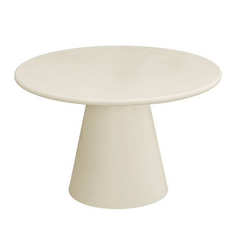 Eettafel Savannah Microcement Rond 120 cm Beige Mahom