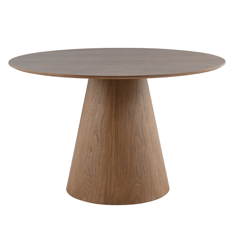 Eettafel Adelaide rond 120 cm Walnoot Mahom