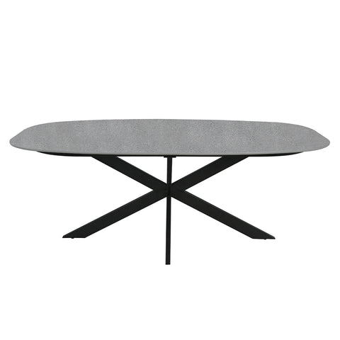 Eettafel Santiago Melamine Deens Ovaal 180 cm Mahom