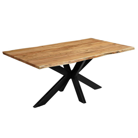 Acaciahouten Eettafel Edge Rechthoek 180x100 cm Mahom