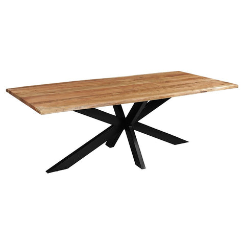 Acaciahouten Eettafel Edge Rechthoek 220x100 cm Mahom