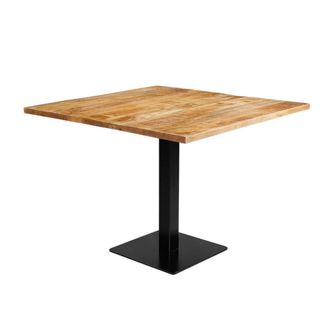 Mangohouten Horecatafel vierkant 100x100 cm Mahom