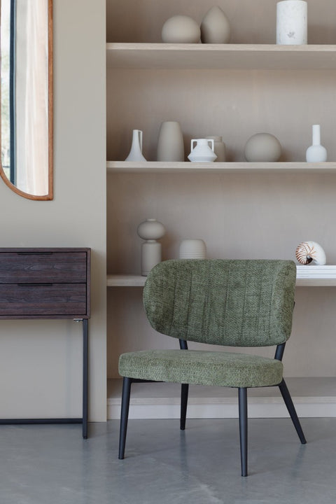 Loungefauteuil Anna Groen Grijs Jacob Jenzens