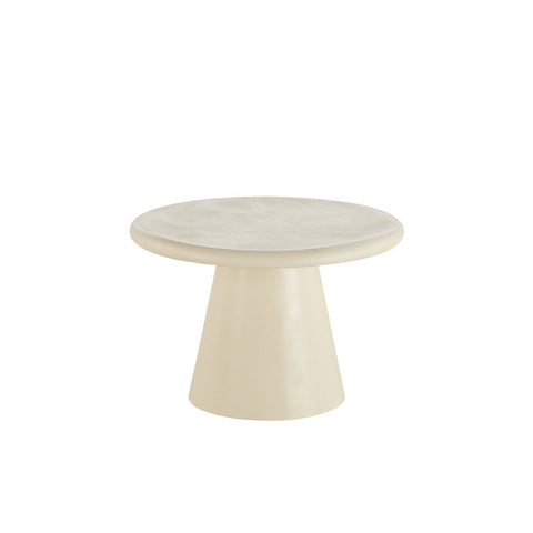 Salontafel Savannah Microcement Rond 60 cm Beige Mahom