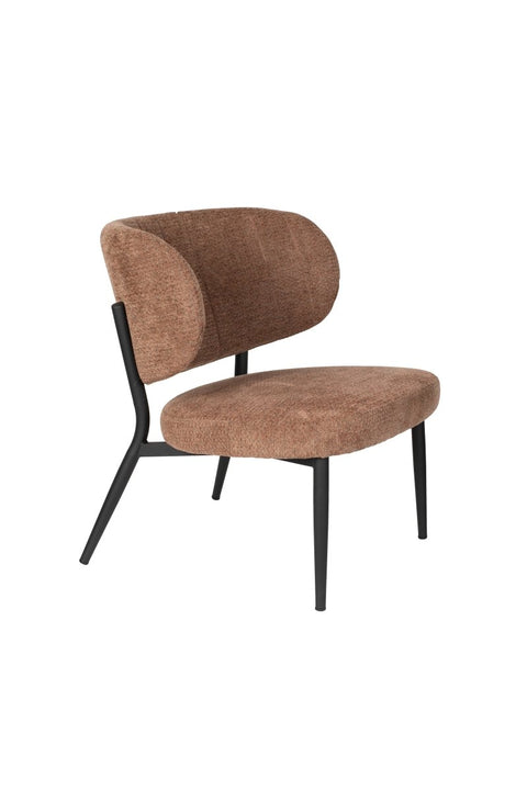 Loungefauteuil Anna Oranje Grijs Jacob Jenzens