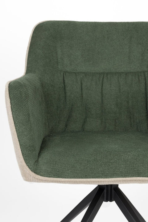 Fauteuil Sven Beige/Groen Jacob Jenzens