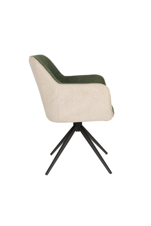 Fauteuil Sven Beige/Groen Jacob Jenzens