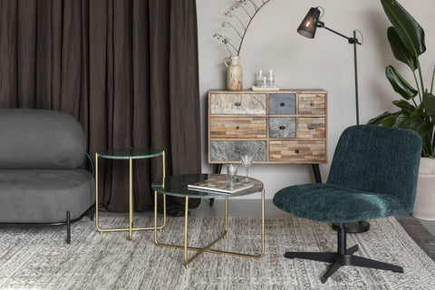 Loungefauteuil Bjorn Rib Groen Jacob Jenzens