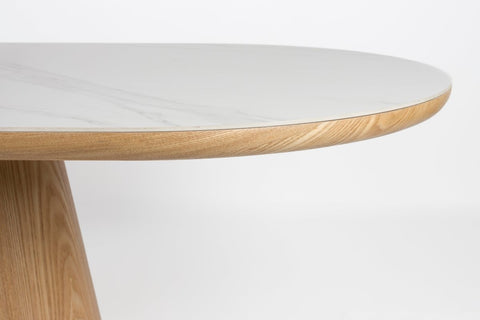 Eettafel Alma Ovaal Eiken Jacob Jenzens