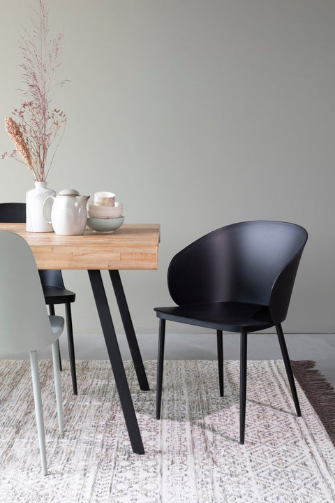 Stoel Saga Zwart Jacob Jenzens