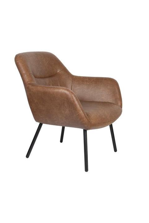 Loungefauteuil Filip Vintage Bruin Jacob Jenzens