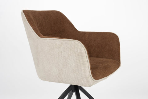 Fauteuil Sven Beige/Bruin Jacob Jenzens