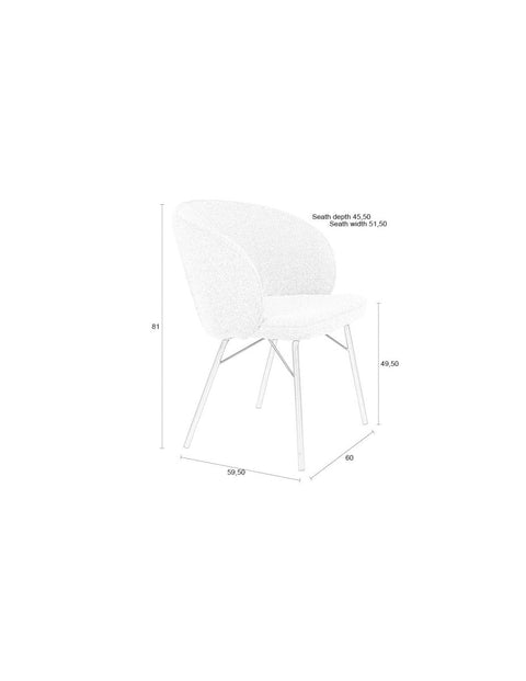 Stoel Jonas Beige Jacob Jenzens