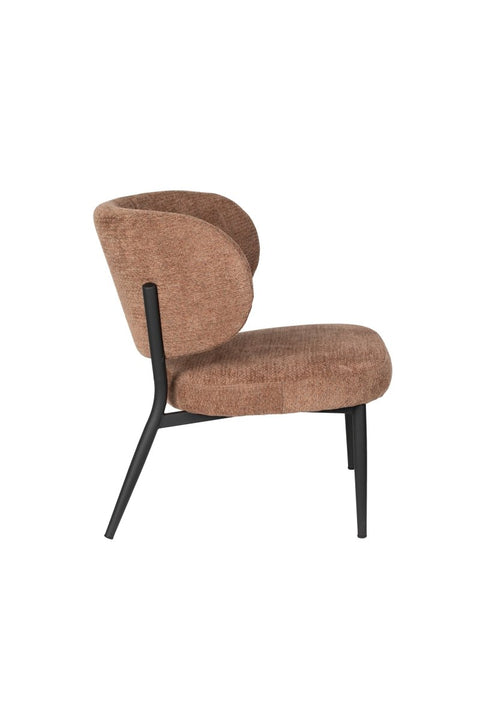 Loungefauteuil Anna Oranje Grijs Jacob Jenzens