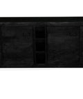 Mangohouten Dressoir Stockton Black 200 cm Mahom