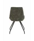 Eetkamerstoel Toulouse Groen met zwart onderstel Mahom