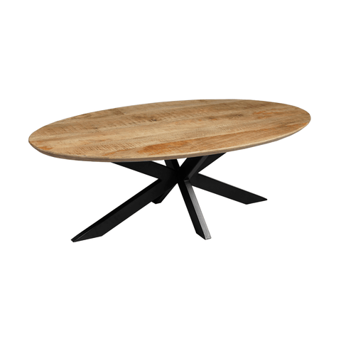 Mango Wood Coffee Table Vicenza Oval Mahom