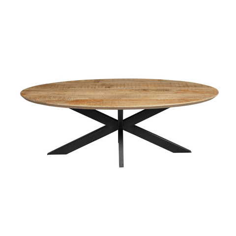 Mango Wood Coffee Table Vicenza Oval Mahom