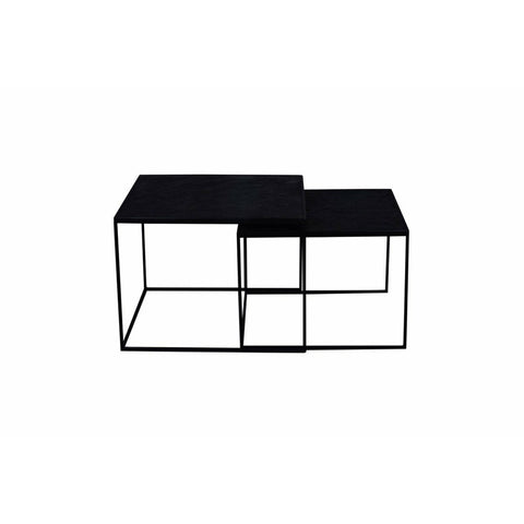 Mangohouten Salontafels Dayton (set van 2) Mahom