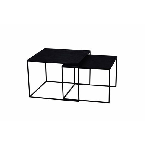 Mangohouten Salontafels Dayton (set van 2) Mahom