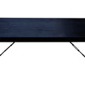 Mangohouten Eettafel Phoenix Black Rechthoek 160x90 cm Mahom