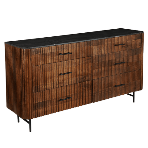 Mango wood sideboard Austin 175 cm Mahom