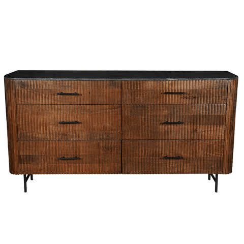 Mango wood sideboard Austin 175 cm Mahom