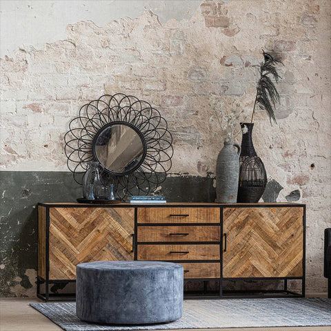 Mangohouten Dressoir New Haven 165 cm Mahom