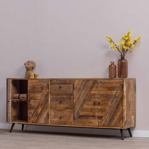 Mango wood sideboard Alamo 200 cm Mahom