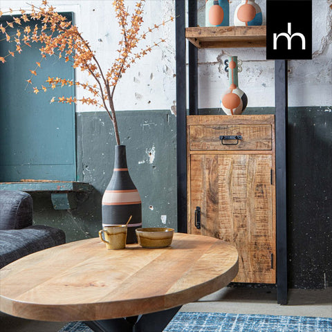Mangohouten Salontafel Mesa Ovaal Mahom