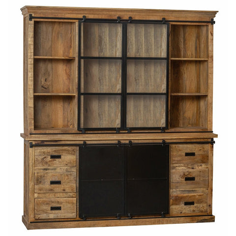 Mangohouten Buffetkast Denver 220×220 cm Recht Mahom