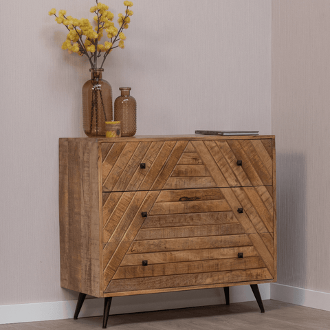 Mango wood sideboard Alamo 100 cm Mahom