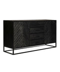Mangohouten Dressoir Sienna 165 Mahom - Mangohoutonline