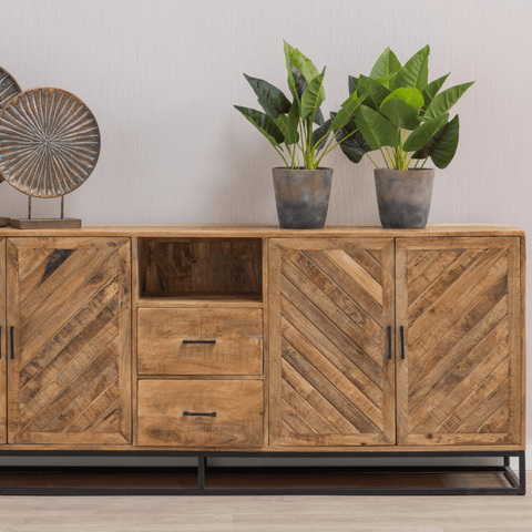 Mango Wood Sideboard Reno 220 cm Mahom