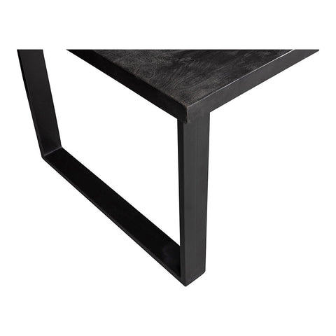 Mangohouten Eettafel Cleveland Black Rechthoek 140x90 cm Mahom