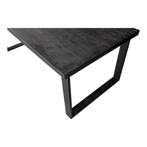 Mangohouten Eettafel Cleveland Black Rechthoek 140x90 cm Mahom