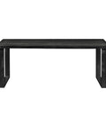 Mangohouten Eettafel Cleveland Black Rechthoek 200x100 cm Mahom