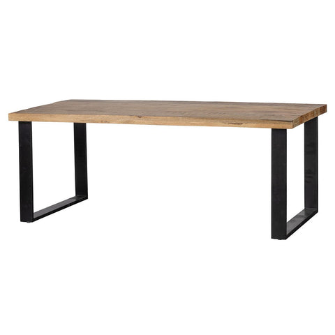 Mangohouten Eettafel Cleveland Rechthoek 200x100 cm Mahom