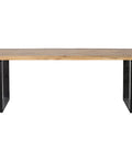 Mangohouten Eettafel Cleveland Rechthoek 200x100 cm Mahom